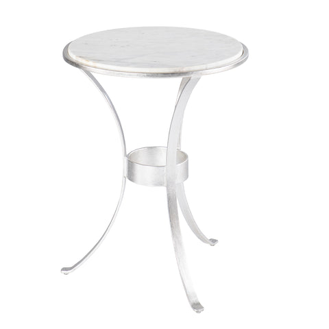 Image of Marble-top side table Image 4