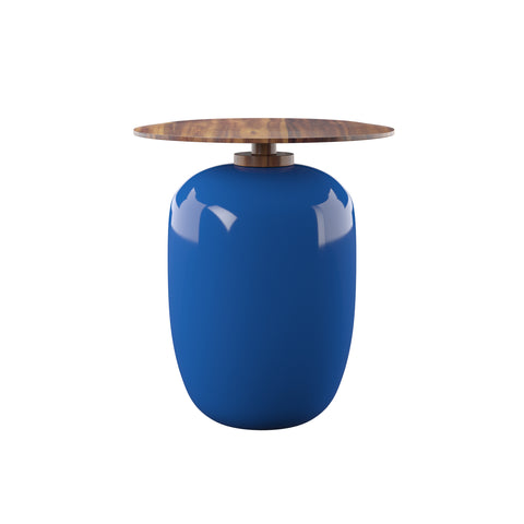 Image of Outdoor side table w/ ceramic base Image 5