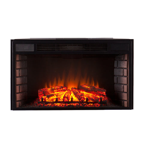 Widescreen electric firebox w/ remote-controlled features Image 5