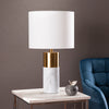 Two-tone table lamp w/ shade Image 1