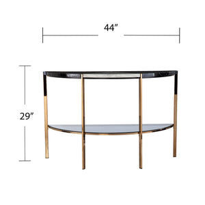 Demilune two-tone console table Image 8