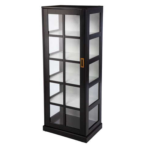 Image of Display curio cabinet w/ glass doors Image 5
