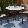 Round, two-tone patio table Image 1