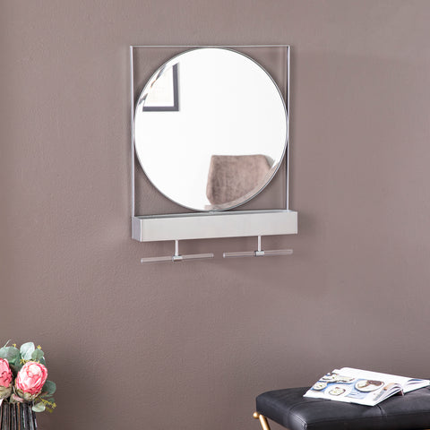 Image of Unique hanging mirror w/ storage Image 10