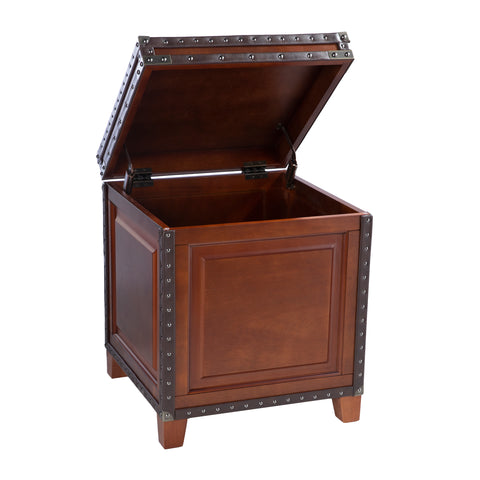 Image of Trunk style end table w/ storage Image 2