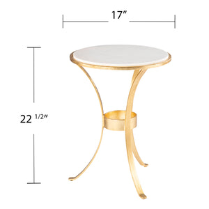 Marble-top side table Image 7