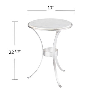 Marble-top side table Image 7