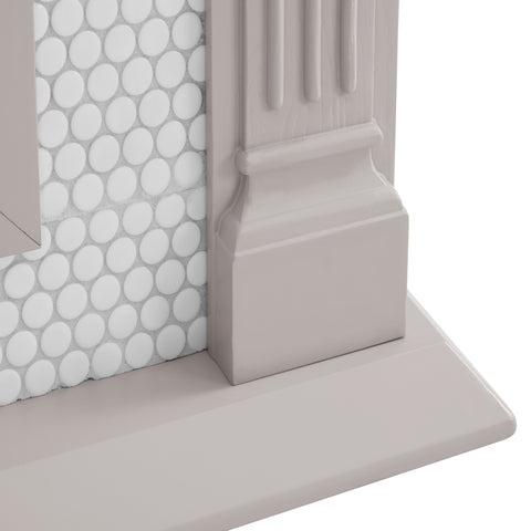 Image of Fireplace mantel w/ ceramic tile surround Image 10