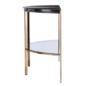 Demilune two-tone console table Image 4