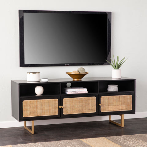 Image of Two-tone media console Image 1
