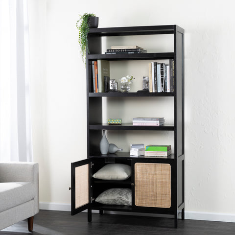 Image of Tall bookcase w/ concealed storage Image 3