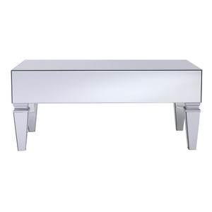 Elegant, fully mirrored coffee table Image 7
