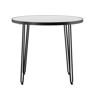 Round, two-tone patio table Image 5