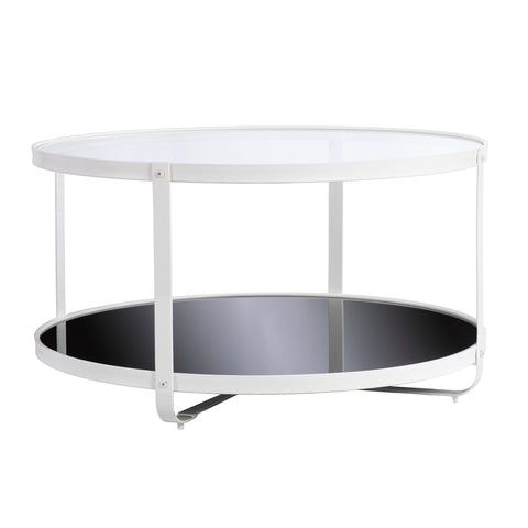 Image of Round two-tone coffee table Image 5