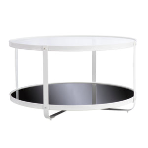 Round two-tone coffee table Image 5