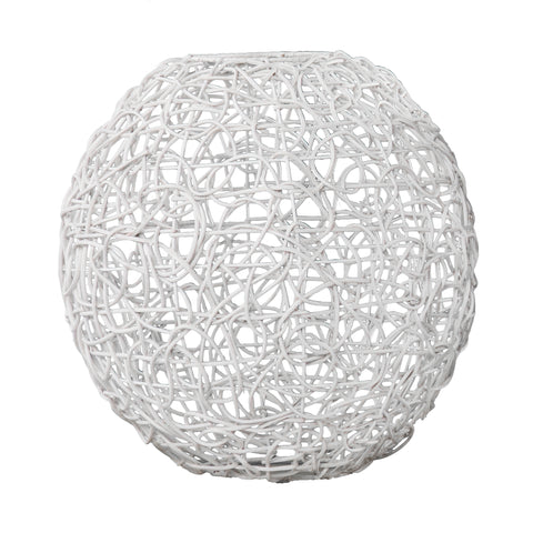 Image of Round pendant shade w/ woven look Image 3