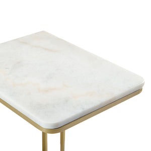 Glam C-table with marble tabletop Image 7