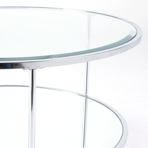 Image of Round two-tier coffee table Image 7