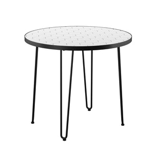 Round, two-tone patio table Image 3