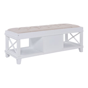 Upholstered entryway or dining bench Image 9