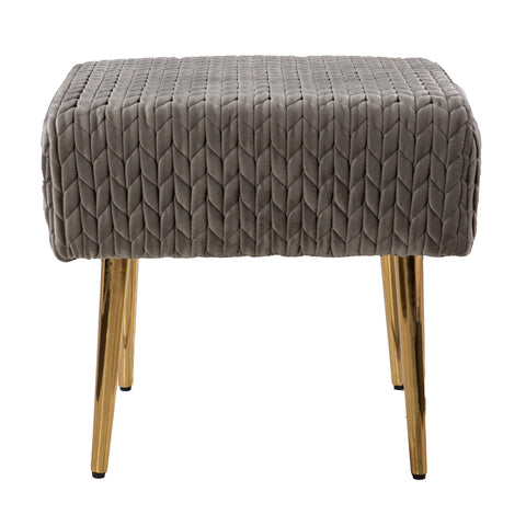 Image of Elegant ottoman or vanity stool Image 3