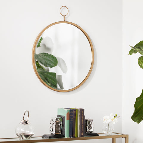 Image of Round decorative wall mirror Image 1