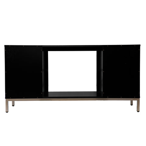 Image of Low-profile media console w/ color changing fireplace Image 5