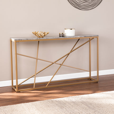 Image of Versatile, small space friendly sofa table Image 1