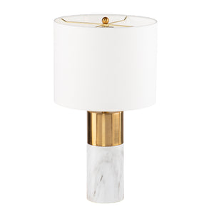 Two-tone table lamp w/ shade Image 4