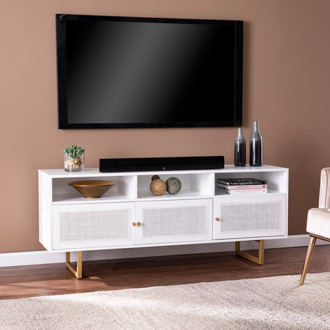 Image of Two-tone media console Image 1