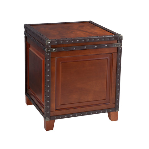 Image of Trunk style end table w/ storage Image 8