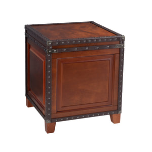 Trunk style end table w/ storage Image 8