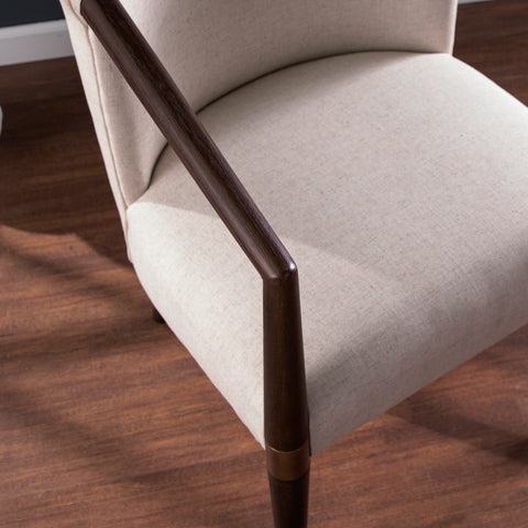 Image of Elegant upholstered armchair Image 2