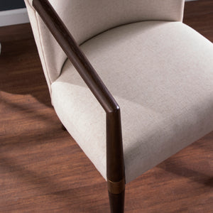 Elegant upholstered armchair Image 2