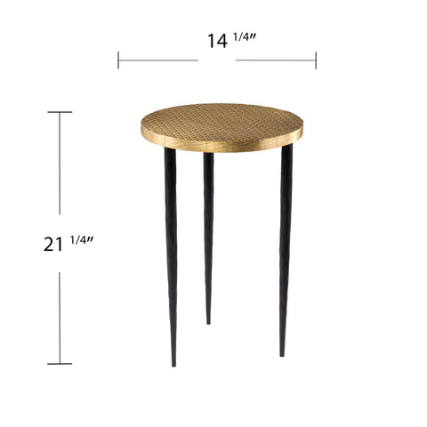 Image of Side table with brass tabletop Image 7