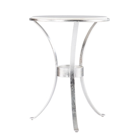 Image of Marble-top side table Image 3