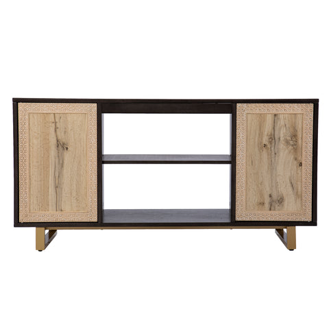 Image of Low-profile TV stand w/ storage Image 2
