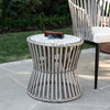 Outdoor accent table w/ mosaic tile top Image 1