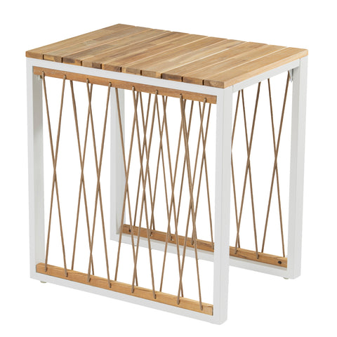 Image of Slatted outdoor end table Image 5