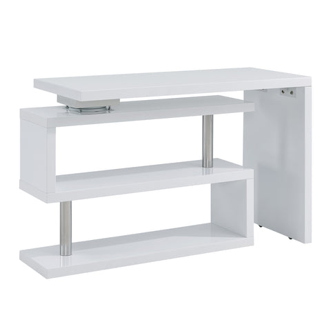 Image of Multifunctional swing desk w/ shelves Image 5