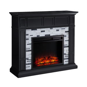 Authentic marble fireplace mantel Image 6