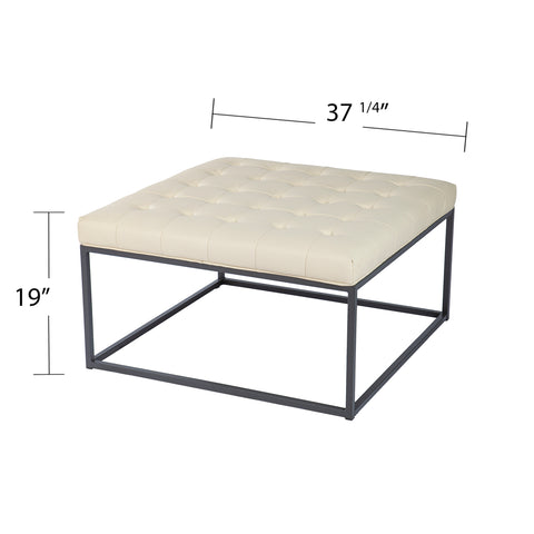 Image of Modern upholstered ottoman or coffee table Image 8