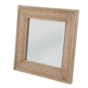 Square mirror with decorative frame Image 4
