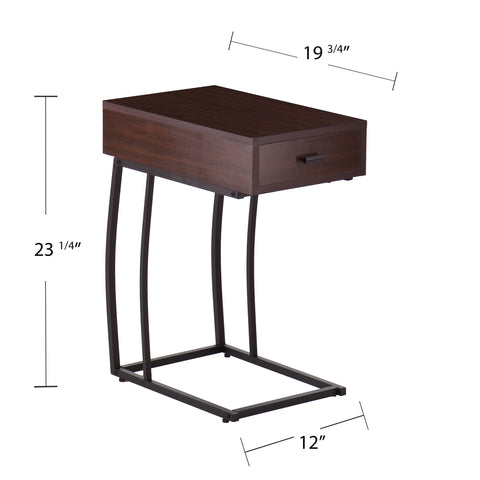 Image of Side table with convenient drawer Image 8