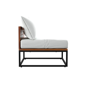 Modular patio sofa w/ matching coffee table Image 4