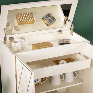 Server cabinet with lift-top storage Image 5