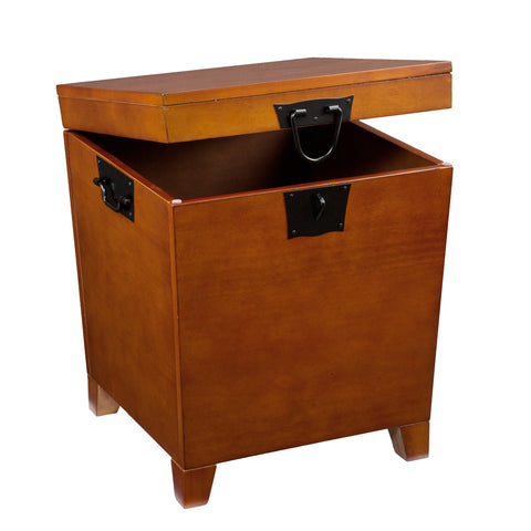 Image of Trunk style side table w/ storage Image 9