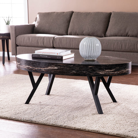 Image of Modern oval coffee table Image 1