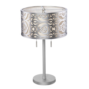 Round table lamp w/ shade Image 8