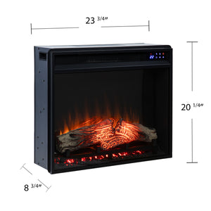 Touch screen electric firebox w/ remote-controlled features Image 5